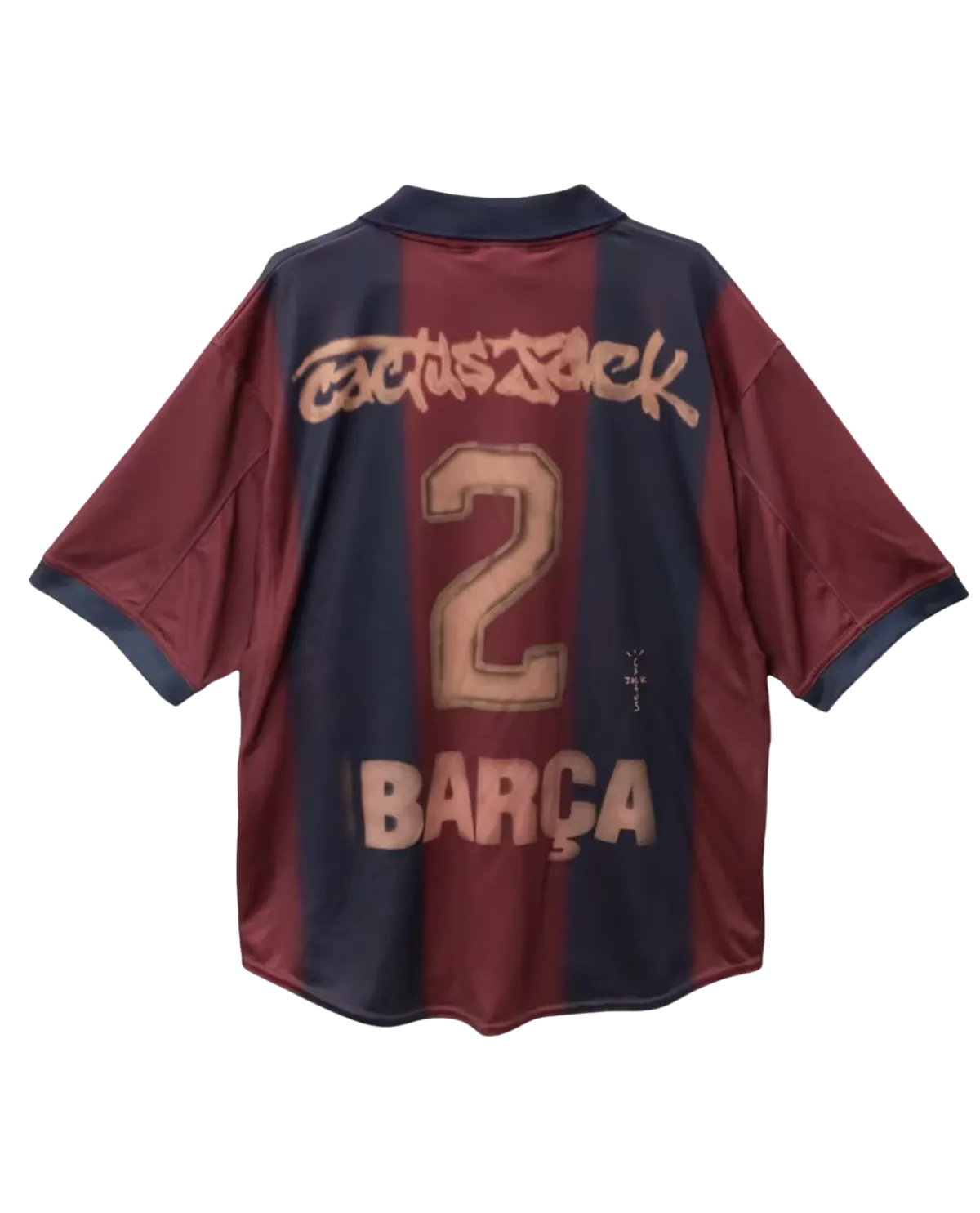 Cactus Jack X Barça Retro 2000/01 Skeleton Home Jersey