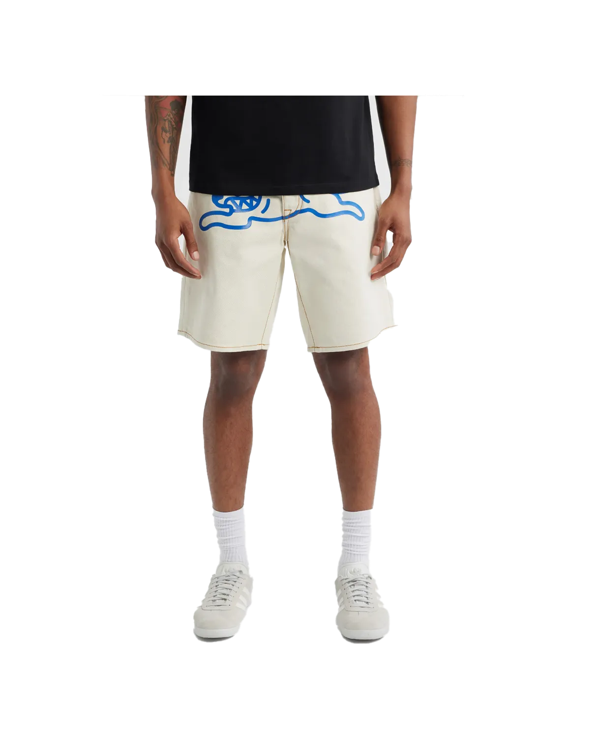 Running Dog Strawberry Denim Shorts