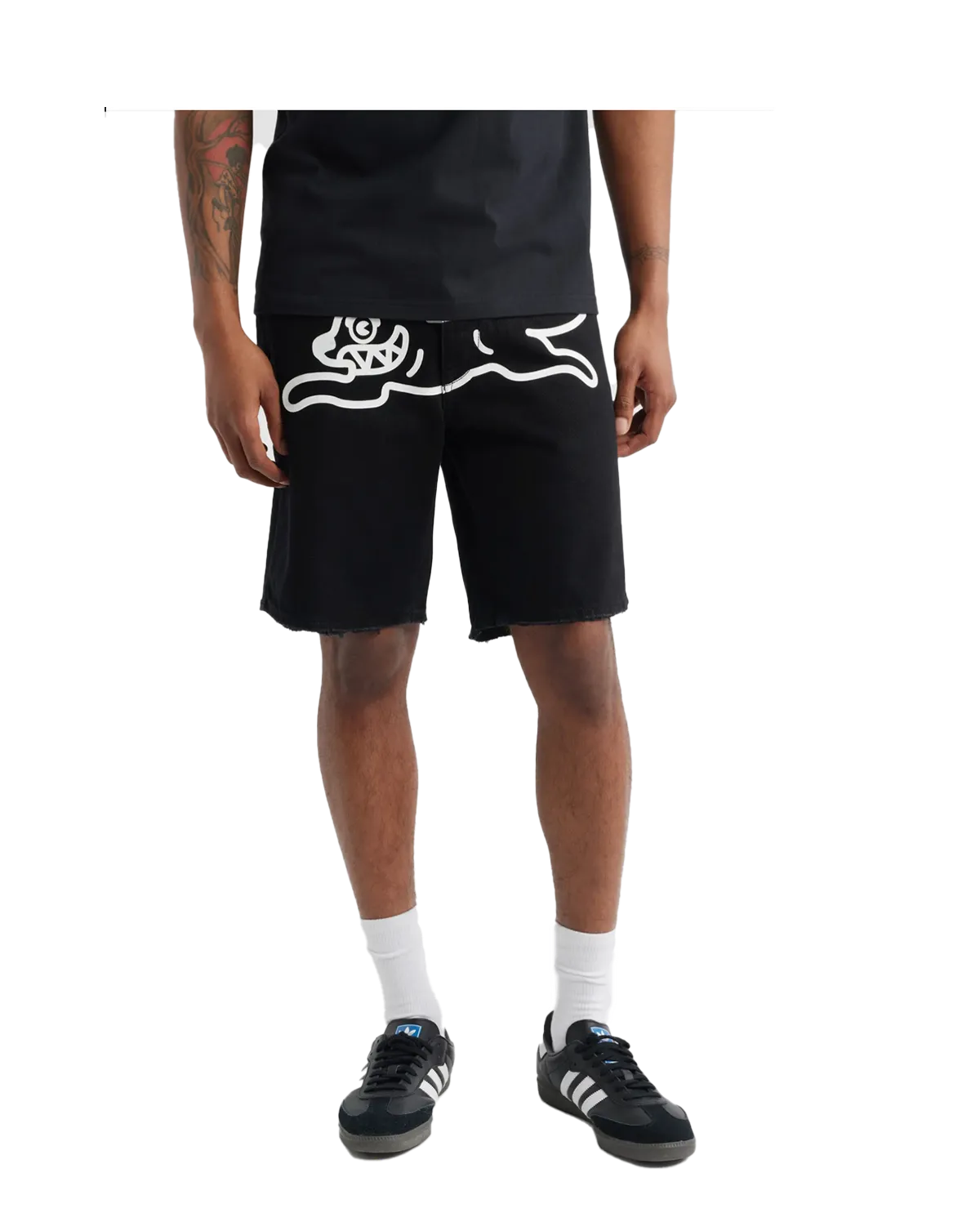 Running Dog Denim Shorts