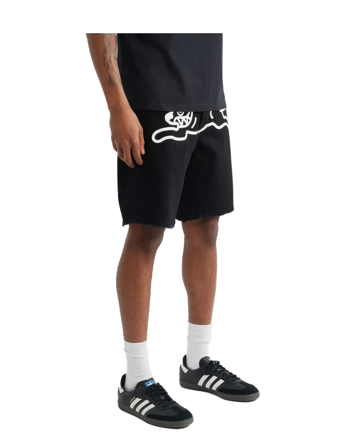 Running Dog Denim Shorts