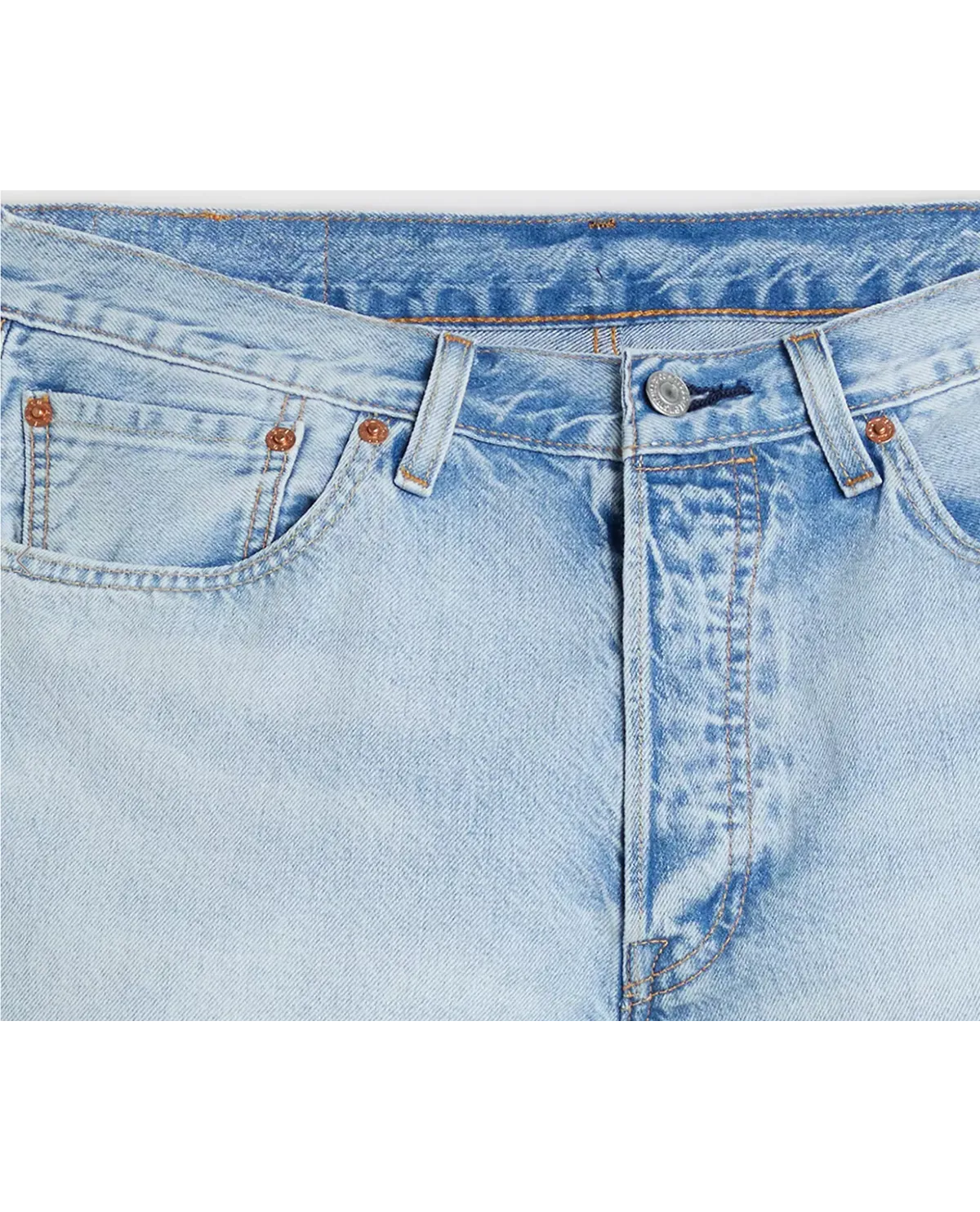 501 Light Blue 9 Inch Denim Shorts